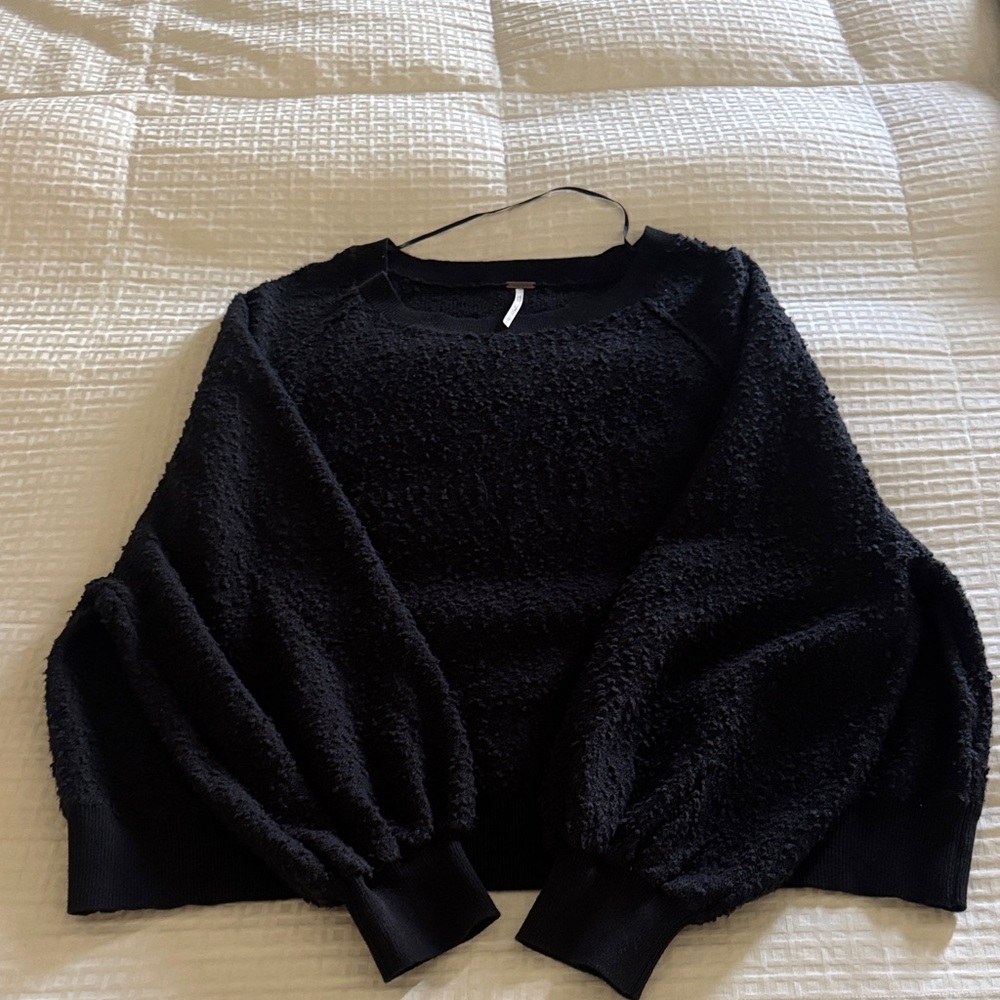 FP Movement by Free People Black Crew Neck Sweater